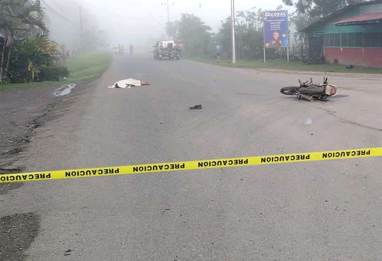 Motociclista fallecido en Corredores