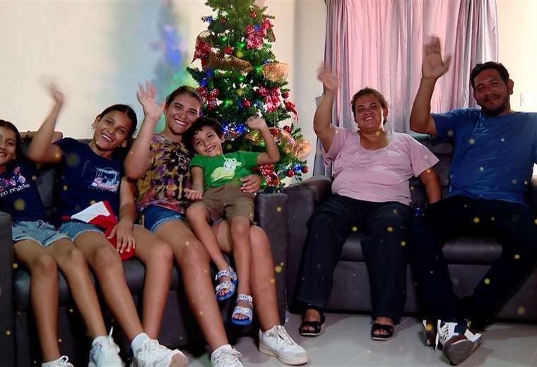 “Me da paz en todo sentido”: Familia de Liberia ahora pasa la mejor Navidad de su vida