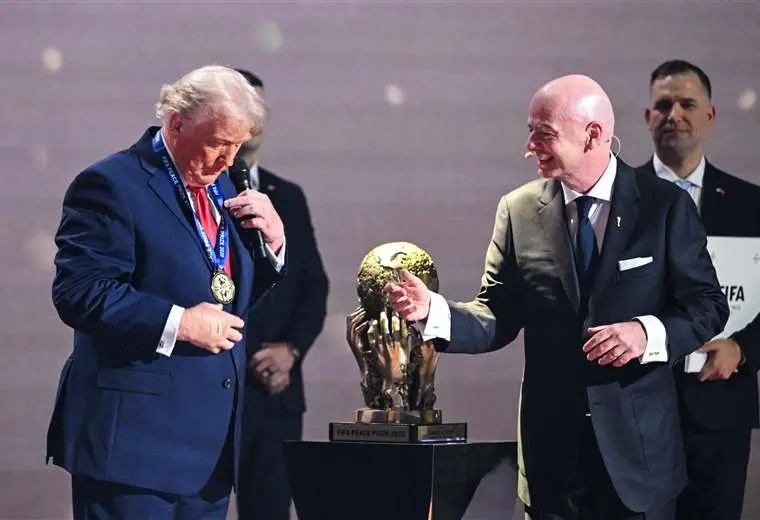 Donald Trump y Gianni Infantino, FIFA/AFP