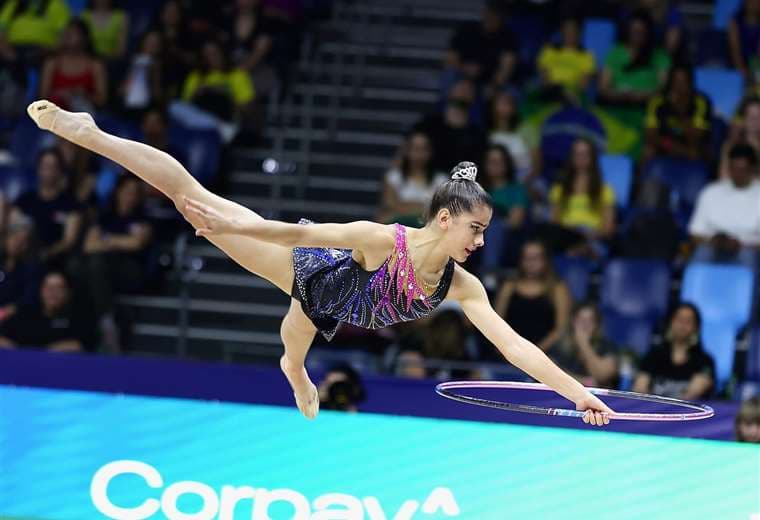 Gimnasta Gloriana Sánchez/Cortesía: Olman Mora para Teletica.com