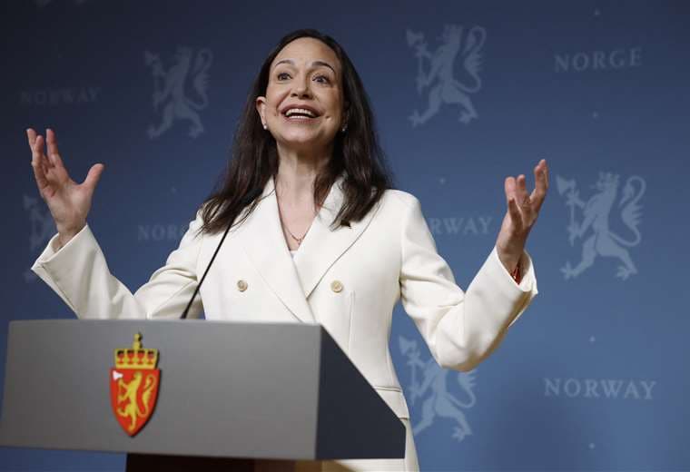 María Corina Machado. AFP