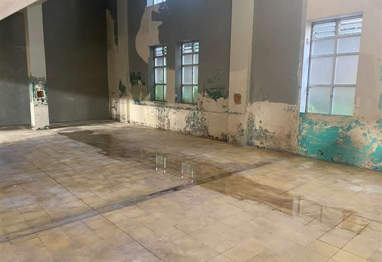 Trabajos en el Gimnasio del San Luis Gonzaga/Colegio San Luis Gonzaga