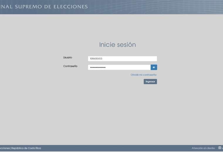 Consultas Registro Civil/Prensa TSE