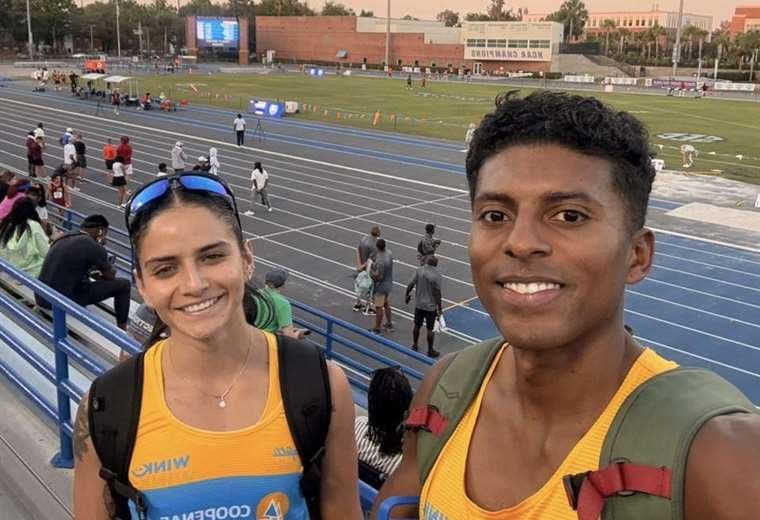 Gerald Drummond y Daniela Rojas. Foto: Coopenae