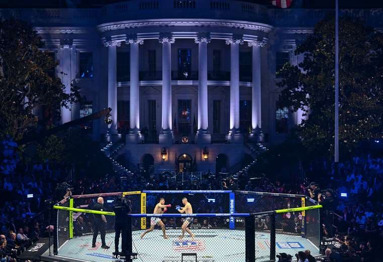 Inédita velada de la UFC en la Casa Blanca/AFP