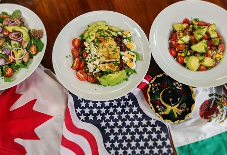 México, Estados Unidos y Canadá inspiran estas deliciosas ensaladas