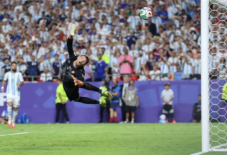 Golazo de Julián Álvarez. AFP