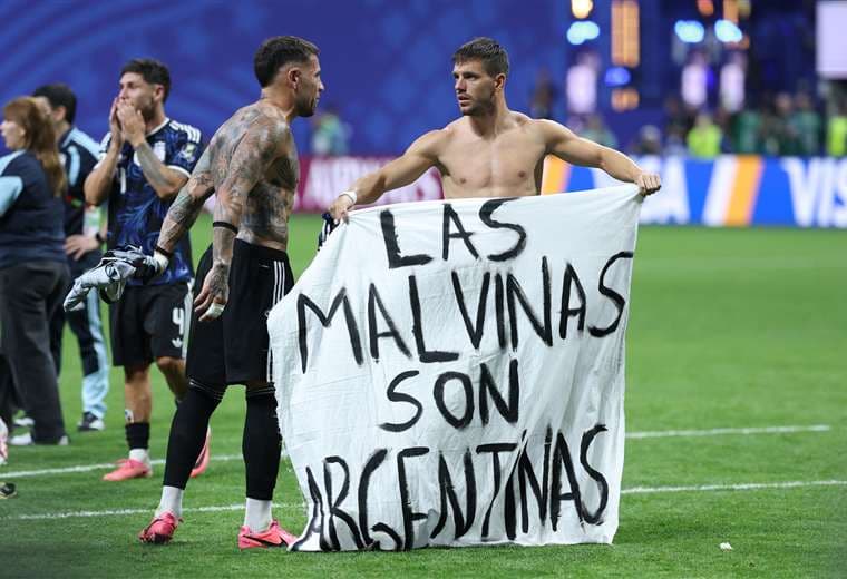 Jugadores argentinos. AFP