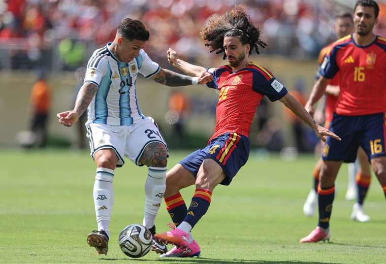 España-Argentina. AFP