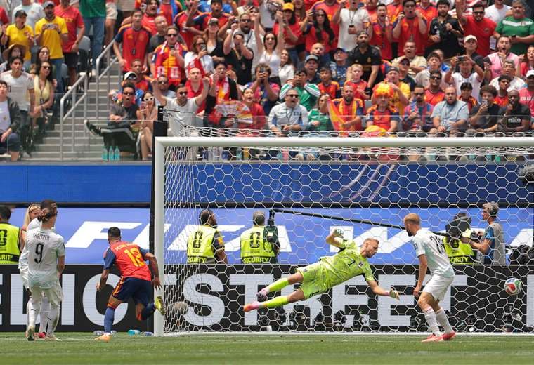 España vs. Austria. AFP