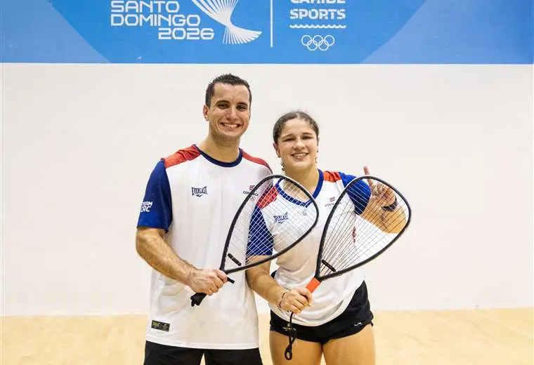 Larissa Faeth y Andrés Acuña. CON