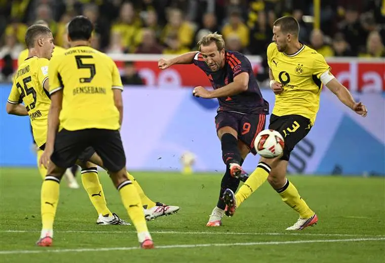 Bayern Múnich vs. Borussia Dortmund. AFP