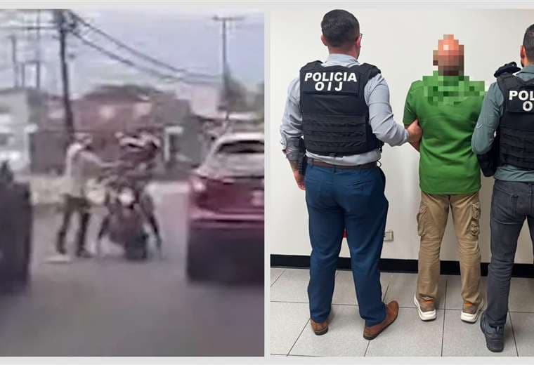 Detienen a hombre que agredió a mujer en Tibás.
