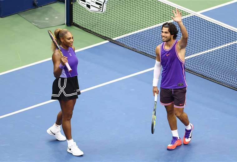 Carlos Alcaraz y Serena Williams, US Open 2026/AFP