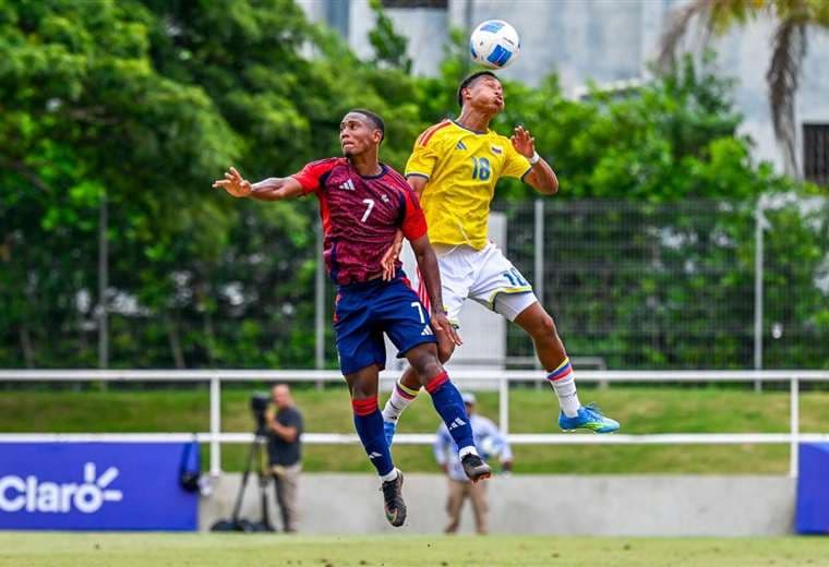 Sele Preolímpica ante Colombia/Prensa Fedefútbol