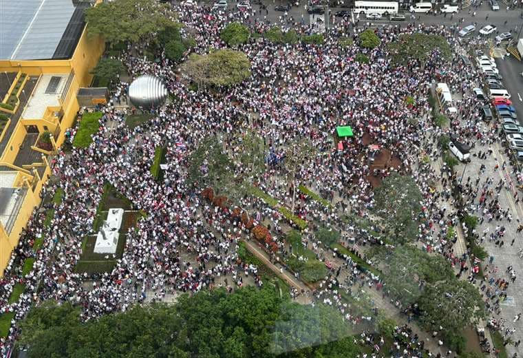 Plantón en defensa del Poder Judicial/Crédito: Michelle Campos