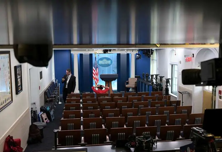 Centro de conferencias en Casa Blanca. AFP