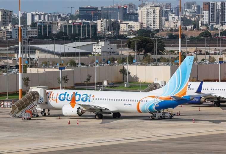 Vuelo de Flydubai con destino a Tel Aviv/AFP