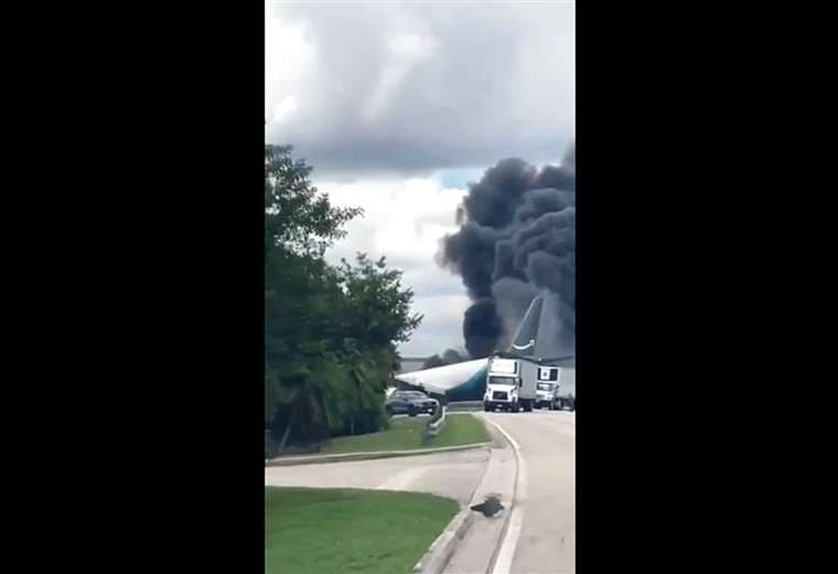 Accidente de avión en aeropuerto de Miami