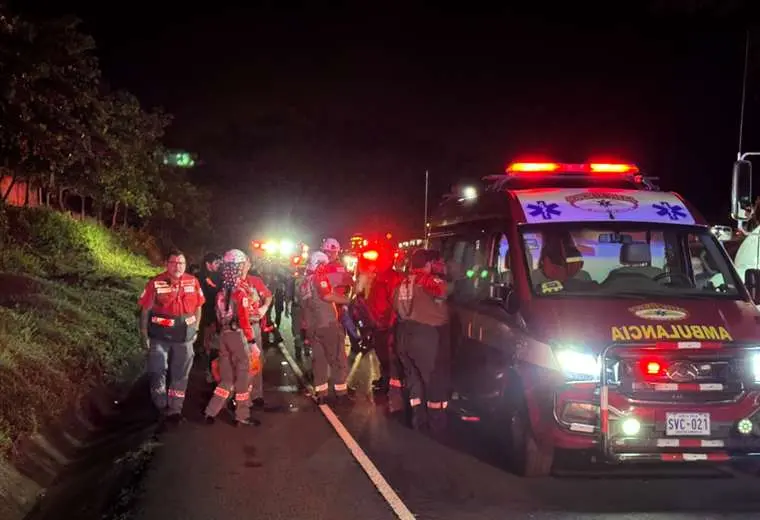 Accidente en Orotina en Ruta 27/Prensa Cruz Roja