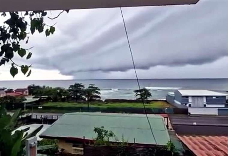 Fuertes lluvias azotaron Limón este domingo 6 de setiembre.